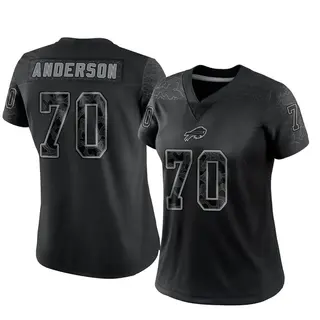 Alec Anderson Buffalo Bills Women's Limited Reflective Nike Jersey - Black