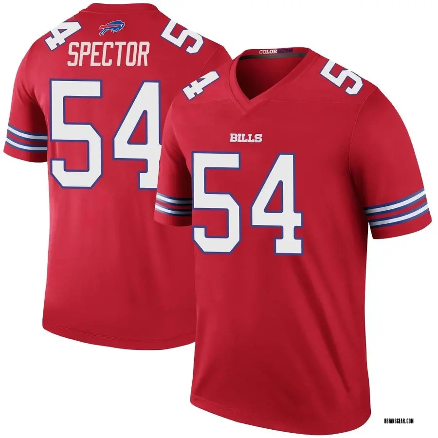 Baylon Spector Buffalo Bills Men's Color Rush Legend Nike Jersey - Red