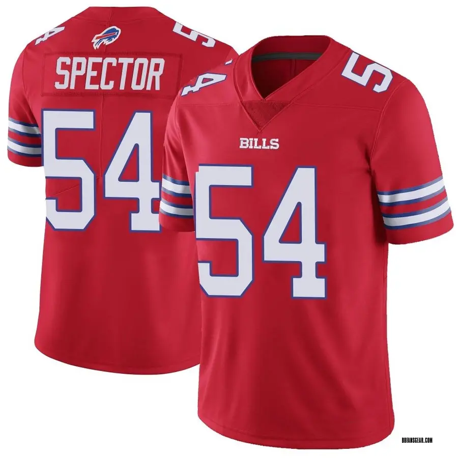 Baylon Spector Buffalo Bills Men's Limited Color Rush Vapor Untouchable Nike Jersey - Red