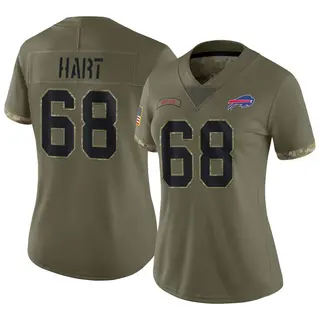 Bobby Hart Buffalo Bills Women's Limited 2022 Salute To Service Nike Jersey - Olive