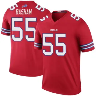 Boogie Basham Buffalo Bills Men's Color Rush Legend Nike Jersey - Red