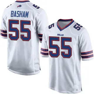 Boogie Basham Buffalo Bills Men's Game Nike Jersey - White