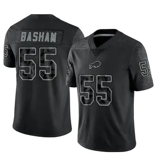 Boogie Basham Buffalo Bills Men's Limited Reflective Nike Jersey - Black