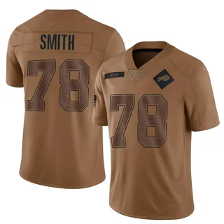 Bruce Smith Buffalo Bills Men's Limited 2023 Salute To Service Nike Jersey - Brown