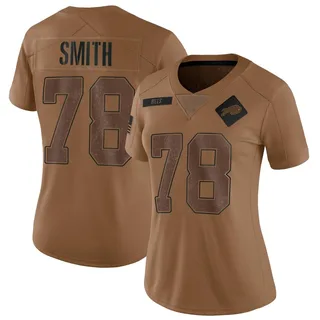 Bruce Smith Buffalo Bills Women's Limited 2023 Salute To Service Nike Jersey - Brown