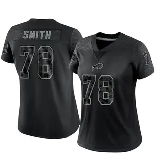 Bruce Smith Buffalo Bills Women's Limited Reflective Nike Jersey - Black