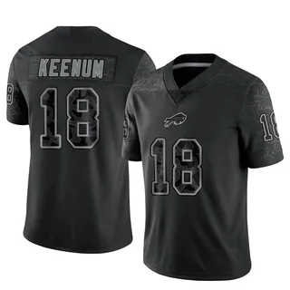 Case Keenum Buffalo Bills Youth Limited Reflective Nike Jersey - Black