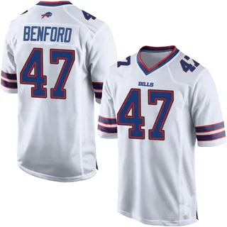 Christian Benford Buffalo Bills Youth Game Nike Jersey - White