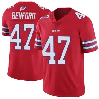 Christian Benford Buffalo Bills Youth Limited Color Rush Vapor Untouchable Nike Jersey - Red
