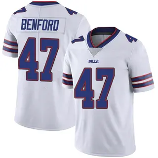 Christian Benford Buffalo Bills Youth Limited Color Rush Vapor Untouchable Nike Jersey - White