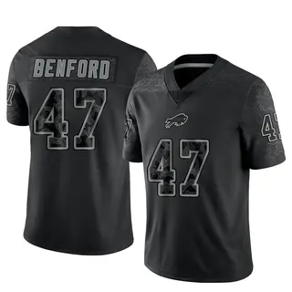 Christian Benford Buffalo Bills Youth Limited Reflective Nike Jersey - Black