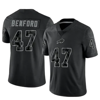 Christian Benford Buffalo Bills Youth Limited Reflective Nike Jersey - Black