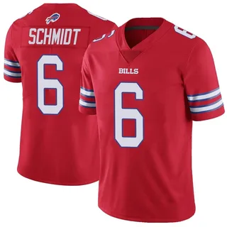 Colton Schmidt Buffalo Bills Men's Limited Color Rush Vapor Untouchable Nike Jersey - Red