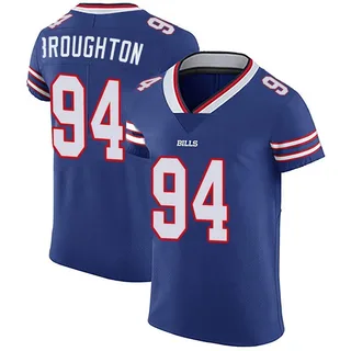 Cortez Broughton Buffalo Bills Men's Elite Team Color Vapor Untouchable Nike Jersey - Royal Blue