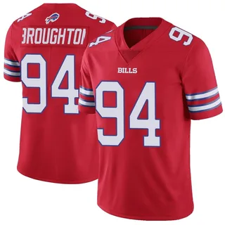 Cortez Broughton Buffalo Bills Youth Limited Color Rush Vapor Untouchable Nike Jersey - Red