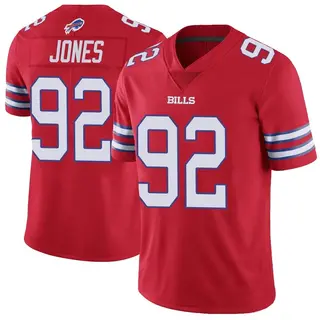 DaQuan Jones Buffalo Bills Men's Limited Color Rush Vapor Untouchable Nike Jersey - Red