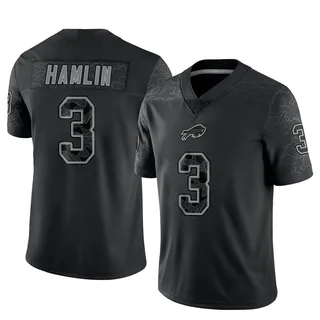 Damar Hamlin Buffalo Bills Youth Limited Reflective Nike Jersey - Black
