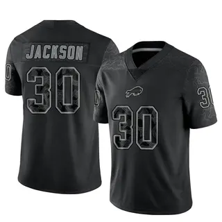 Dane Jackson Buffalo Bills Men's Limited Reflective Nike Jersey - Black