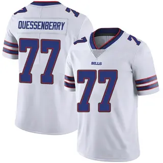 David Quessenberry Buffalo Bills Men's Limited Color Rush Vapor Untouchable Nike Jersey - White