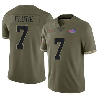 Doug Flutie Buffalo Bills Men's Limited 2022 Salute To Service Nike Jersey - Olive