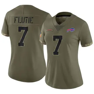 Doug Flutie Buffalo Bills Women's Limited 2022 Salute To Service Nike Jersey - Olive
