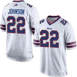 Duke Johnson Buffalo Bills Men's Game Nike Jersey - White