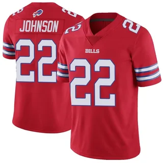 Duke Johnson Buffalo Bills Men's Limited Color Rush Vapor Untouchable Nike Jersey - Red