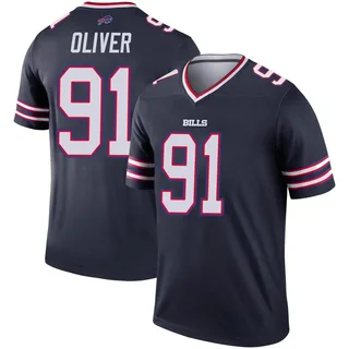 Ed Oliver Buffalo Bills Men's Legend Inverted Nike Jersey - Navy