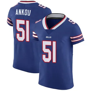 Eli Ankou Buffalo Bills Men's Elite Team Color Vapor Untouchable Nike Jersey - Royal Blue