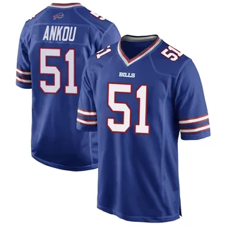 Eli Ankou Buffalo Bills Men's Game Team Color Nike Jersey - Royal Blue