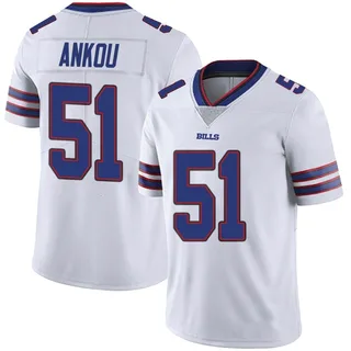 Eli Ankou Buffalo Bills Men's Limited Color Rush Vapor Untouchable Nike Jersey - White