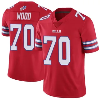 Eric Wood Buffalo Bills Men's Limited Color Rush Vapor Untouchable Nike Jersey - Red