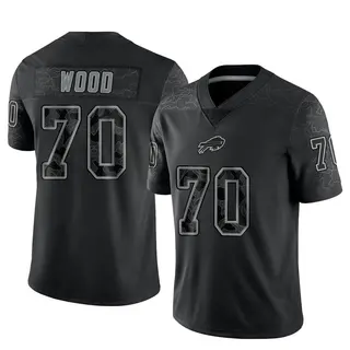 Eric Wood Buffalo Bills Men's Limited Reflective Nike Jersey - Black