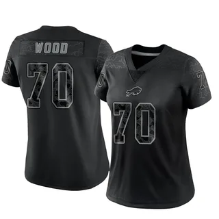 Eric Wood Buffalo Bills Women's Limited Reflective Nike Jersey - Black