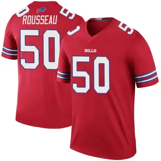 Greg Rousseau Buffalo Bills Men's Color Rush Legend Nike Jersey - Red