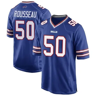 Greg Rousseau Buffalo Bills Men's Game Team Color Nike Jersey - Royal Blue