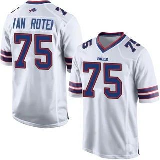 Greg Van Roten Buffalo Bills Men's Game Nike Jersey - White