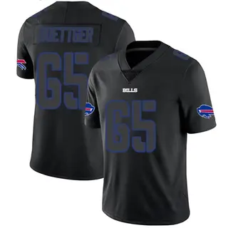 Ike Boettger Buffalo Bills Men's Limited Nike Jersey - Black Impact