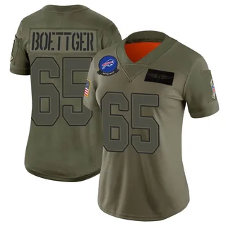 Ike Boettger Buffalo Bills Women's Limited 2019 Salute to Service Nike Jersey - Camo