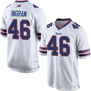 Ja'Marcus Ingram Buffalo Bills Men's Game Nike Jersey - White