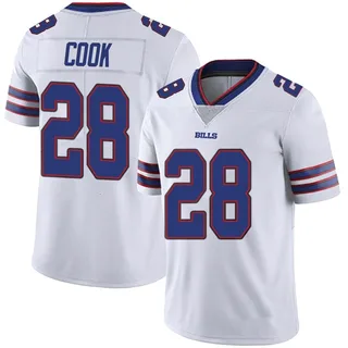 James Cook Buffalo Bills Men's Limited Color Rush Vapor Untouchable Nike Jersey - White