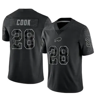 James Cook Buffalo Bills Men's Limited Reflective Nike Jersey - Black