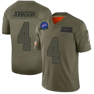 Jaquan Johnson Buffalo Bills Men's Limited 2019 Salute to Service Nike Jersey - Camo