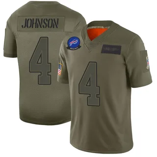 Jaquan Johnson Buffalo Bills Youth Limited 2019 Salute to Service Nike Jersey - Camo