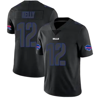Jim Kelly Buffalo Bills Men's Limited Nike Jersey - Black Impact