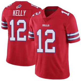 Jim Kelly Buffalo Bills Youth Limited Color Rush Vapor Untouchable Nike Jersey - Red
