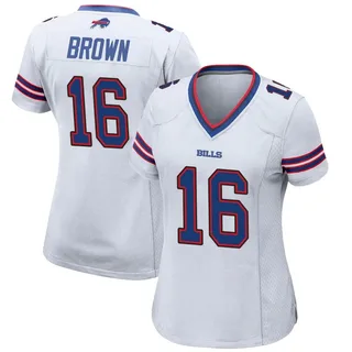 John Brown Buffalo Bills Women's Game Nike Jersey - White
