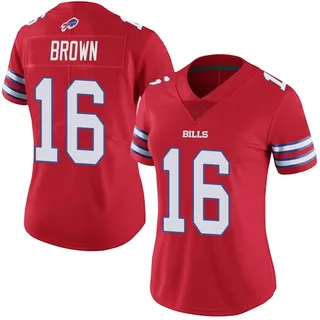 John Brown Buffalo Bills Women's Limited Color Rush Vapor Untouchable Nike Jersey - Red