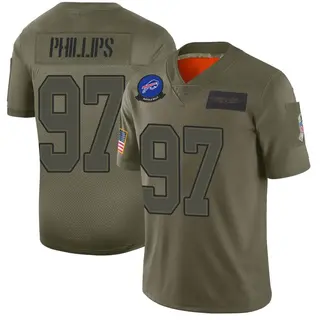Jordan Phillips Buffalo Bills Men's Limited 2019 Salute to Service Nike Jersey - Camo