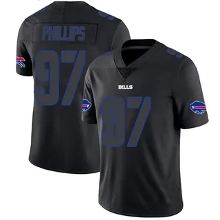 Jordan Phillips Buffalo Bills Youth Limited Nike Jersey - Black Impact